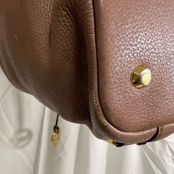 Michael Kors Brown Leather Shoulder Bag - Picture 8 of 16